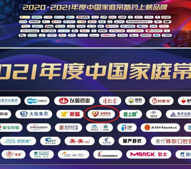 冠心丹參滴丸再度榮登2020—2022年度中國家庭常備藥上榜品牌